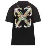 Off White Arrow Glass Flower cotton t-shirt
