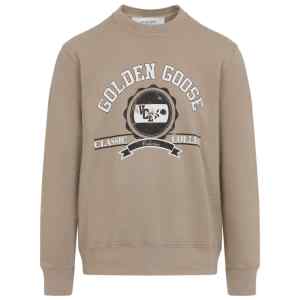 Golden Goose Logo cotton sweatshirt