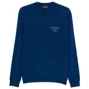 Emporio Armani Sweaters Blue