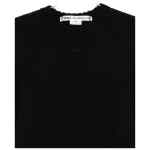 Comme Des Garcons Comme Des GarÃ§ons Fringed Wool Top