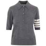 Thom Browne T-shirts and Polos Grey