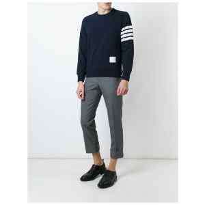Thom Browne Relaxed fit Crafted in Japan Cotton crewneck sweatshirt