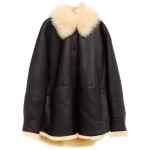 Acne Studios Leather shearling jacket