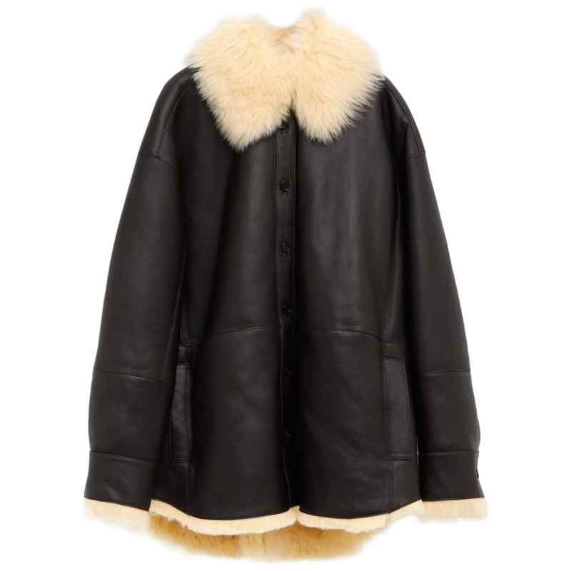 Acne Studios Leather shearling jacket
