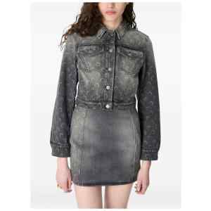 Marine Serre Moon laser denim jacket