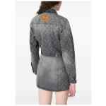 Marine Serre Moon laser denim jacket