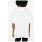The Attico Asymmetric cotton t-shirt