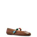 Gianvito Rossi Shanti Mary Jane leather ballerinas