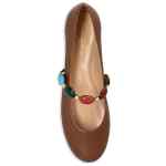 Gianvito Rossi Shanti Mary Jane leather ballerinas