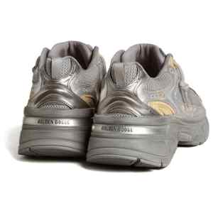 Golden Goose Stardan in white leather and glitter
