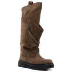 The Attico ''Robin Passeggiata'' brown combat boot