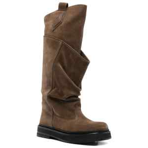 The Attico ''Robin Passeggiata'' brown combat boot