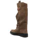 The Attico ''Robin Passeggiata'' brown combat boot