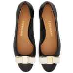 Ferragamo Vara leather pumps
