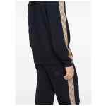 Burberry Check motif cotton hoodie