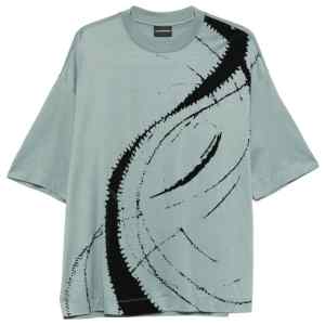 Emporio Armani T-shirts and Polos Clear Blue