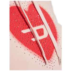 Diesel Heart cotton hoodie