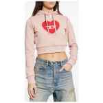 Diesel Heart cotton hoodie