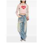 Diesel Heart cotton hoodie