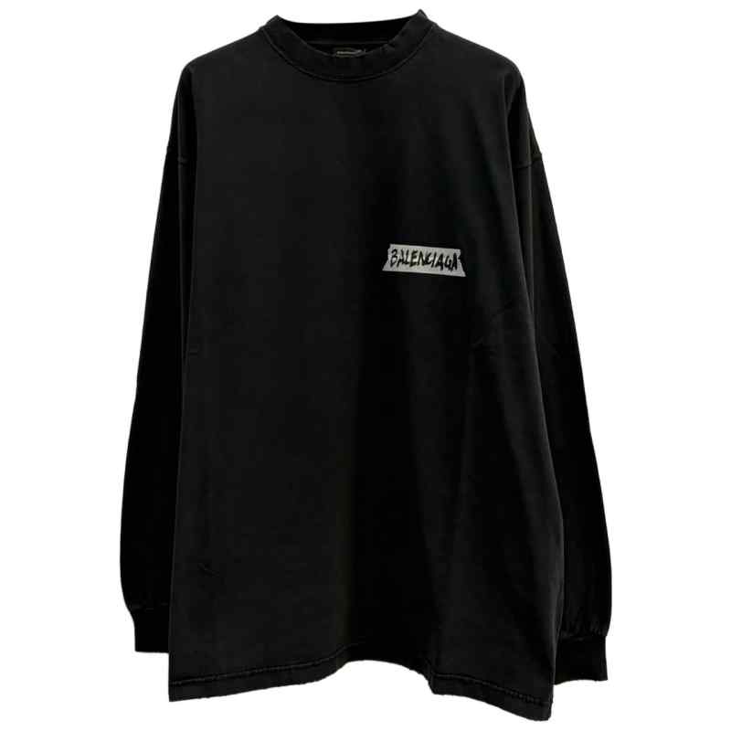 Balenciaga T-shirts and Polos Black, theFeinheit