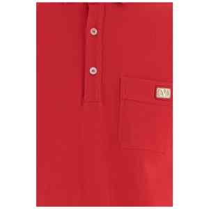 Valentino VLogo Signature piquet cotton polo shirt