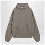 Fear of God Essentials Grey mélange hoodie with logo print