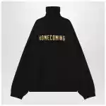Fear of God Essentials High-necked black Homecoming sweatshirt