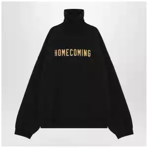 Fear of God Essentials High-necked black Homecoming sweatshirt