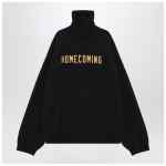 Fear of God Essentials High-necked black Homecoming sweatshirt