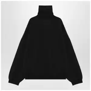 Fear of God Essentials High-necked black Homecoming sweatshirt