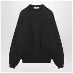 Fear of God Essentials Black washed polo sweatshirt