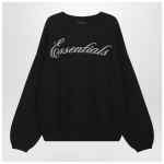 Fear of God Essentials Black nylon-wool blend sweater