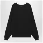 Fear of God Essentials Black waffle-knit sweatshirt