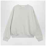 Fear of God Essentials Light grey mélange crewneck sweatshirt with logo
