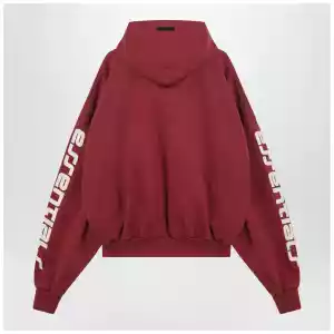 Fear of God Essentials Crimson cropped hoodie