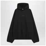 Fear of God Essentials Black brushed cotton sweatshirt