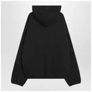 Fear of God Essentials Black brushed cotton sweatshirt