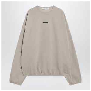 Fear of God Essentials Greige brushed cotton sweatshirt