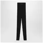 Fear of God Essentials Black leggings in stretch Waffle fabric