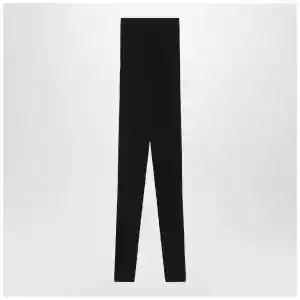 Fear of God Essentials Black leggings in stretch Waffle fabric