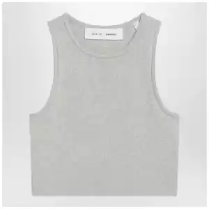 Fear of God Essentials Ribbed greige cropped top