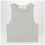 Fear of God Essentials Ribbed greige cropped top