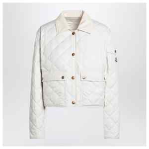 Moncler Chitre quilted ivory jacket