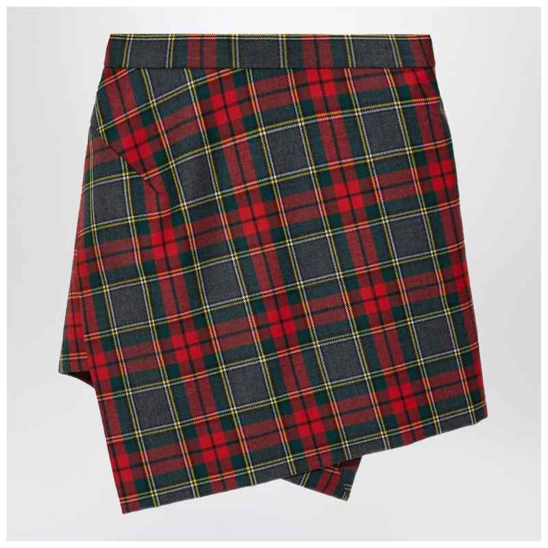 Vivienne Westwood Wool mini skirt with tartan pattern, theFeinheit