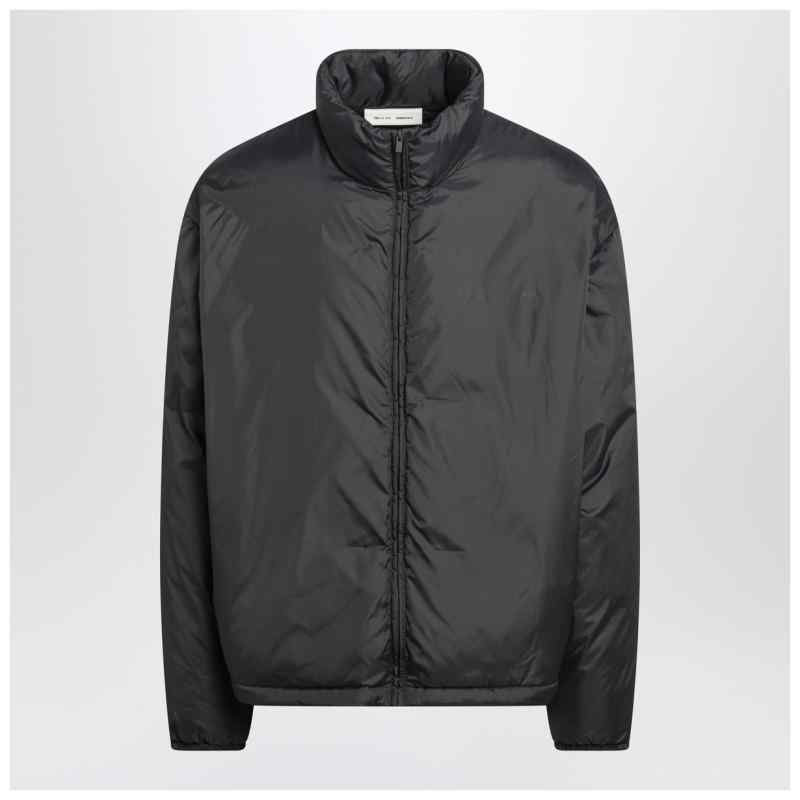 Fear of God Essentials Grey padded ripstop nylon jacket, theFeinheit