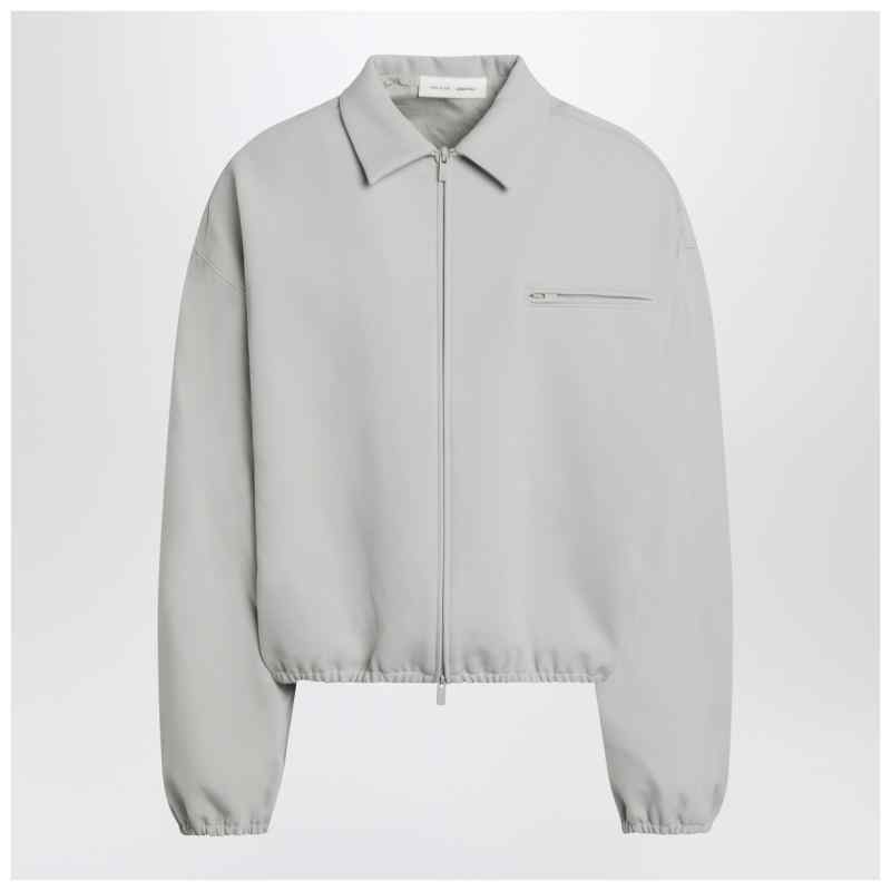 Fear of God Essentials Light grey nylon Track jacket, theFeinheit