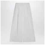 the garment White cotton palazzo trousers