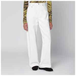 Citizens of Humanity White Pashmina Ayla baggy jeans