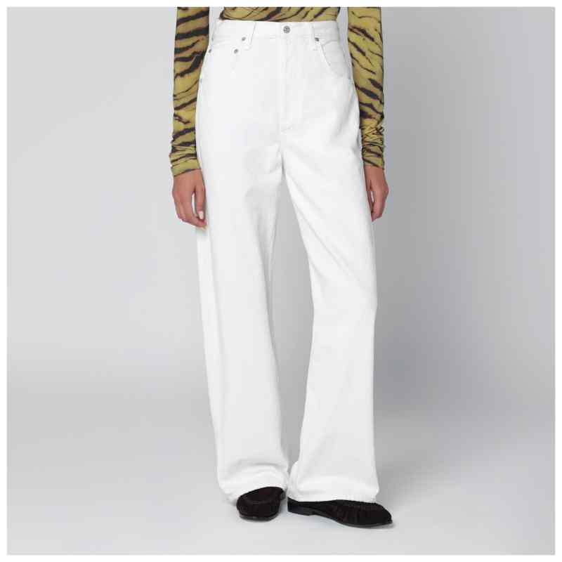 Citizens of Humanity White Pashmina Ayla baggy jeans, theFeinheit