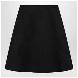the garment Black cotton-blend Kelly skirt